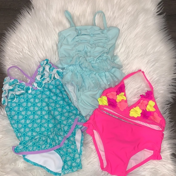 Old Navy Other - BUNDLE (3) Toddler Girls Swimsuits 18-24 /24 Months
